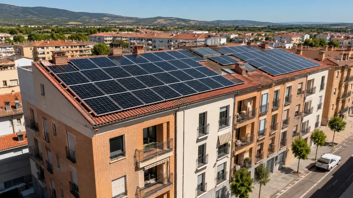 Placas solares en comunidades de vecinos: cómo funciona y qué necesitas