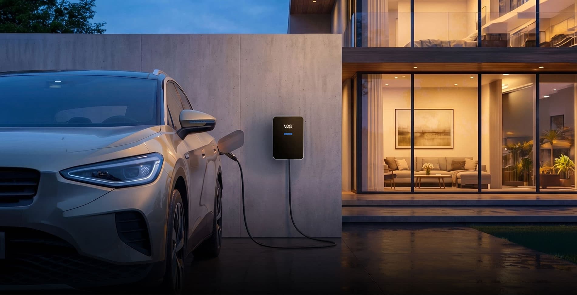 V2C Trydan Bidireccional: V2H: tu coche alimenta tu casa