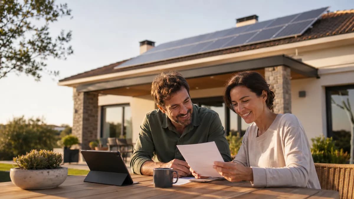Amortización de placas solares: caso real en Extremadura