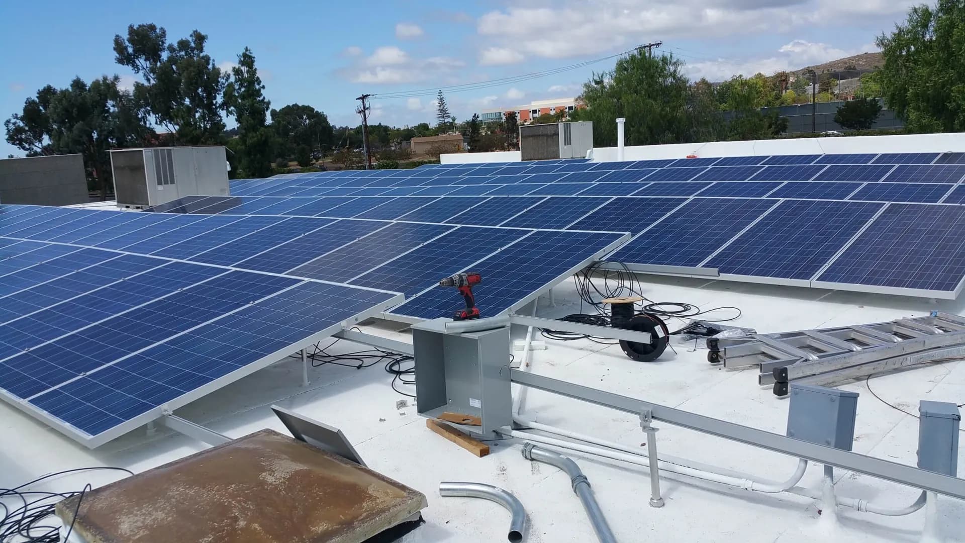 Alquiler de cubierta para placas solares